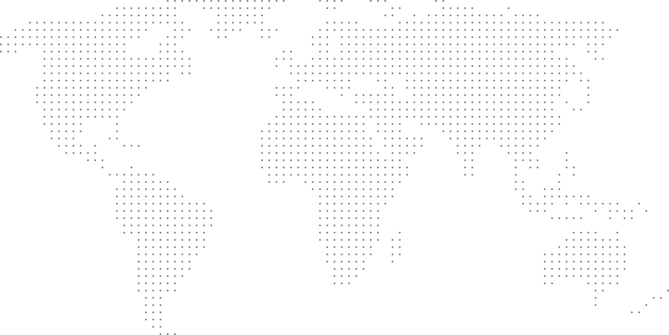 Map of the world using dots